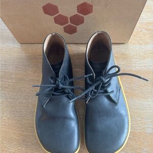 Vivobarefoot Black Addis Desert Boots